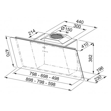 Odsavač par Franke Smart FSMA 605 WH Bílá