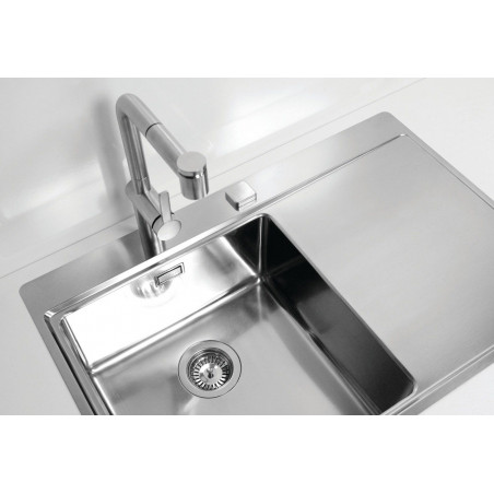 Kuchyňský dřez Alveus Pure 40 Satin, levý