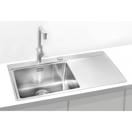 Kuchyňský dřez Alveus Pure 50 Satin, pravý