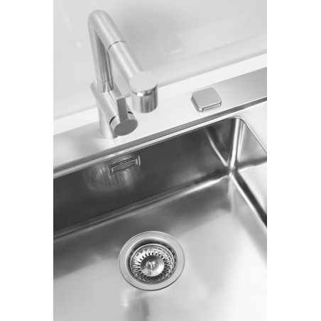 Kuchyňský dřez Alveus Pure 50 Satin, pravý