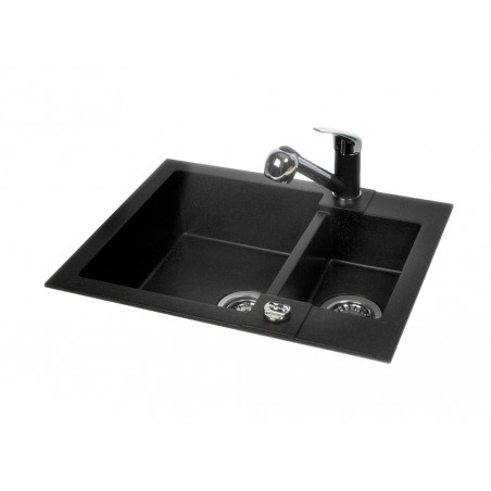 Kuchyňský dřez Alveus Rock 80 Black 91