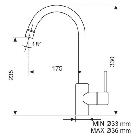 Kuchyňská baterie Sinks Mix 35 Granblack 30 Kuchyňská baterie Sinks Mix 35 Granblack 30