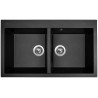 Kuchyňský dřez Sinks Amanda 860 DUO Metalblack 74 Kuchyňský dřez Sinks Amanda 860 DUO Metalblack 74