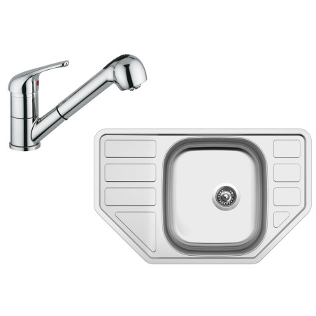Set Sinks (dřez Corno 770 + baterie Vento 4 S)