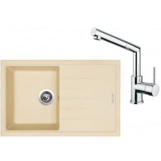 Set Sinks (dřez Best 780 Sahara 50 + baterie Mix 350 P Chrom - lesklý)